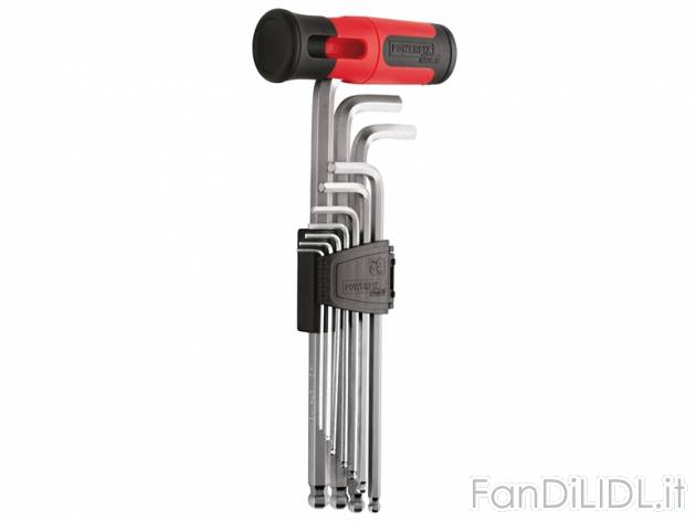 Set chiavi a brugola Powerfix, prezzo 4,99 &#8364; per Al set 
- In pregiato ...