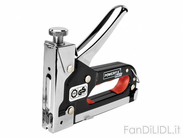 Set pistola sparapunti Powerfix, prezzo 8,99 &#8364; per Al set 
- Manico soft ...