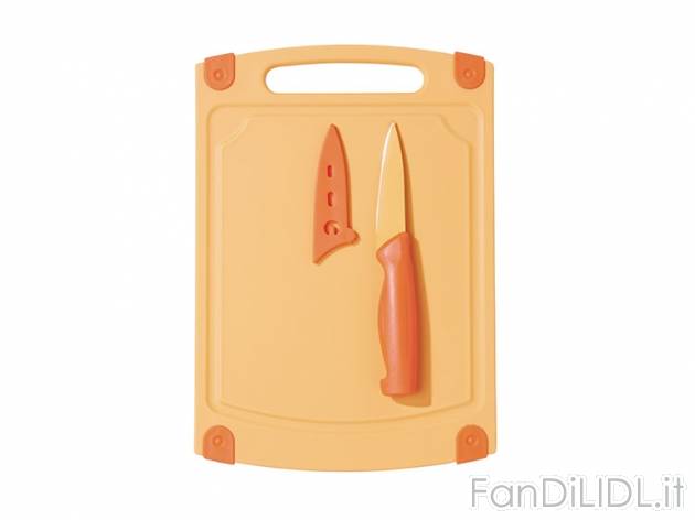 Tagliere con coltello Ernesto, prezzo 3,99 &#8364; per Alla confezione 
- Con ...