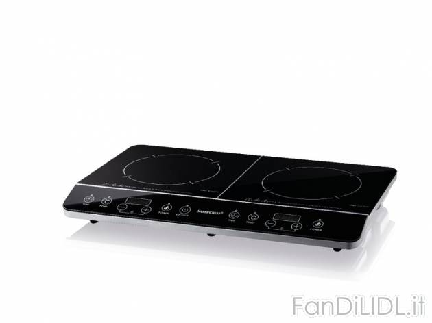 Doppia piastra ad induzione Silvercrest Kitchen Tools, prezzo 79,99 &#8364; ...