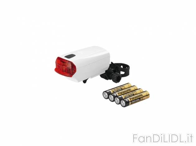 Set fanali a LED per bici , prezzo 6,99 &#8364; per Al set 
- Luce frontale ...