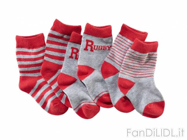 Calze da bambino, 3 paia Lupilu, prezzo 1,99 &#8364; per Alla confezione 
- ...