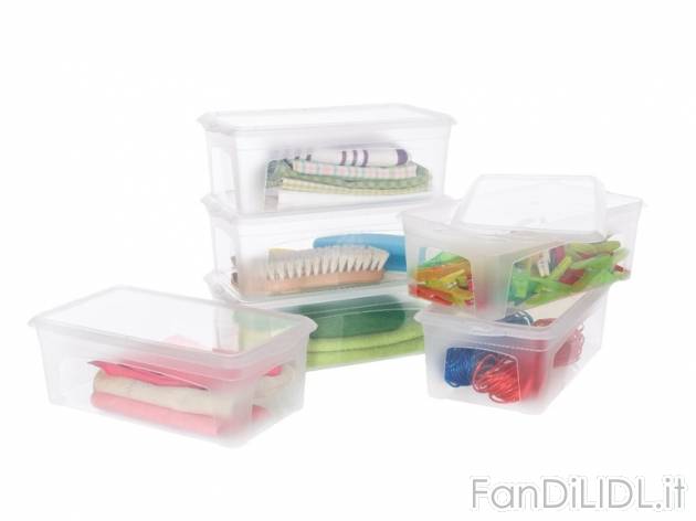 Box multiuso 3 o 6 pezzi Ordex, prezzo 9,99 &#8364; per Alla confezione 
- Robusto ...