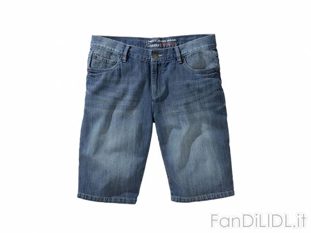 Bermuda in jeans da uomo Livergy, prezzo 9,99 &#8364; per Alla confezione 
- ...