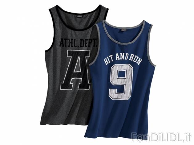 Canotta da uomo Livergy, prezzo 2,99 &#8364; per Alla confezione 
- Misure: ...
