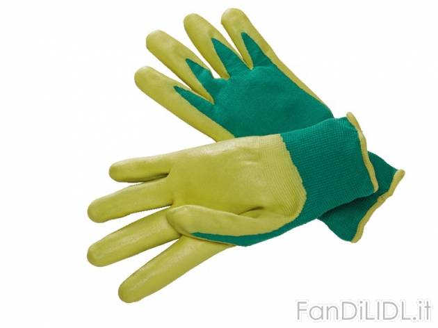 Guanti da giardinaggio Florabest, prezzo 2,49 &#8364; per Al paio 
- Misure: ...