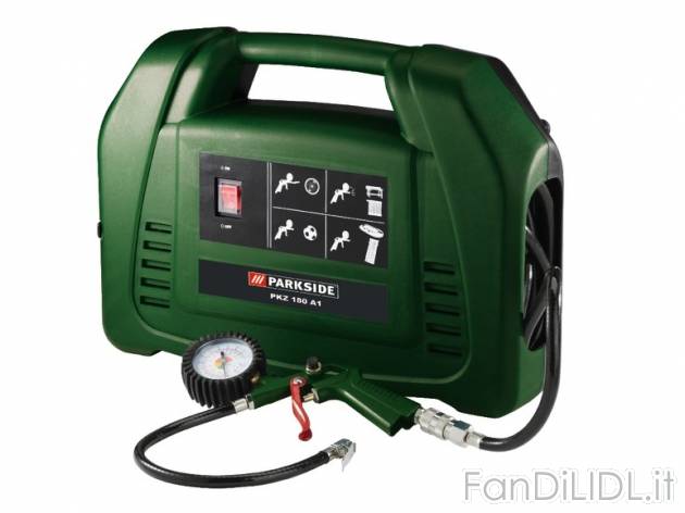 Compressore portatile Parkside, prezzo 69,99 &#8364; per Alla confezione 
- ...