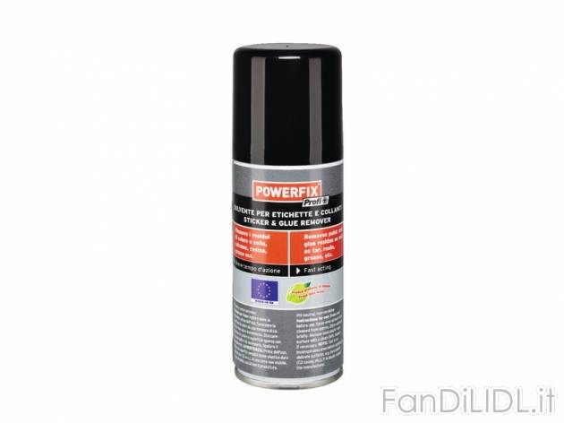 Solvente per etichette e collanti Powerfix, prezzo 2,99 &#8364; per Alla confezione ...