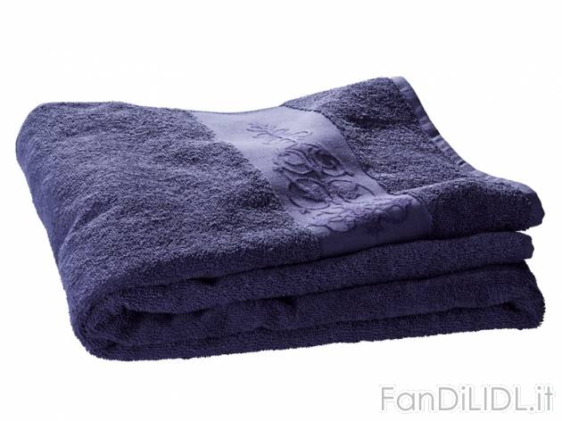 Telo doccia 70 x 140 cm Miomare, prezzo 6,99 &#8364; per Alla confezione 
- ...