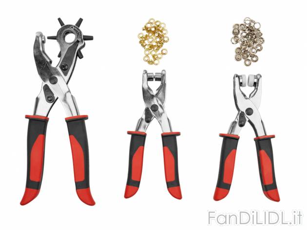 Set pinze da calzolaio, 3 pezzi , prezzo 5.99 &#8364; 
- Per forare o applicare ...
