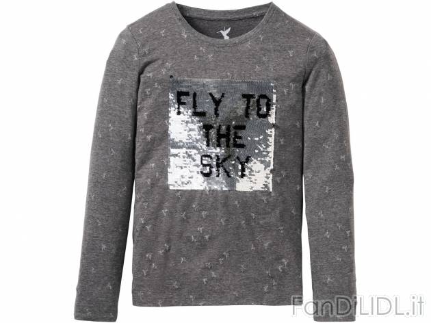 Maglia con paillettes da bambina , prezzo 4.99 &#8364; 
- Il disegno con le ...