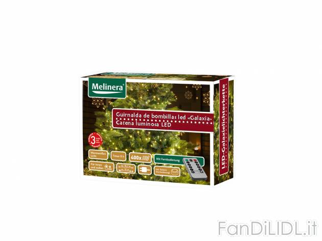 Catena luminosa con 400 LED , prezzo 12.99 &#8364; 
- 8 effetti luminosi
- ...