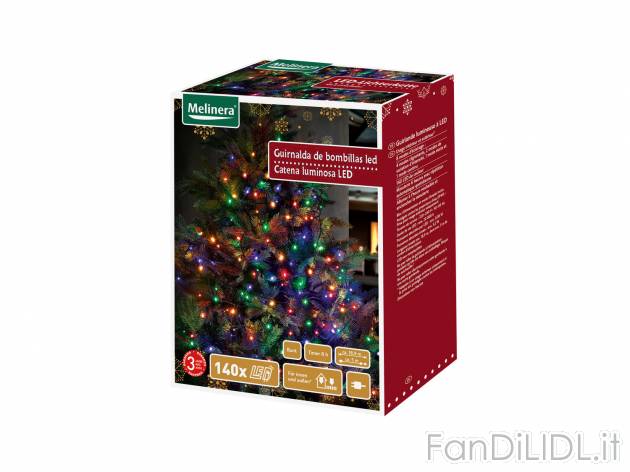 Catena luminosa LED , prezzo 7.99 &#8364; 
- Per interni ed esterni
- 140 ...