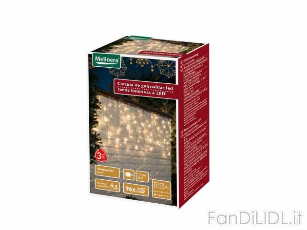 Tenda o rete luminosa a LED , prezzo 9.99 &#8364; 
- Per ambienti interni ed ...