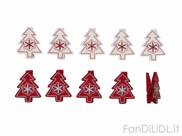 Decorazioni natalizie in legno , prezzo 0.99 &#8364;  
-  1, 2, 8 o 10 pezzi