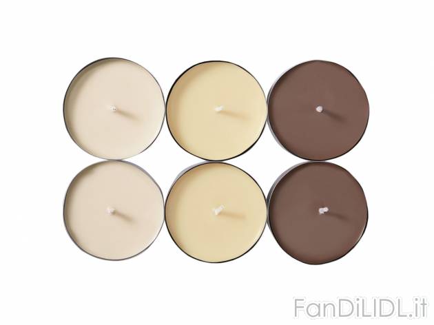 Set candeline profumate , prezzo 1.99 &#8364;  
-  6 o 18 pezzi