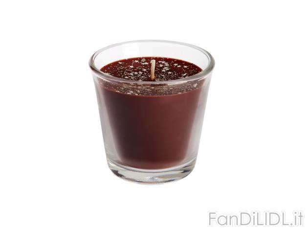 Candelina profumata , prezzo 0.99 &#8364; 
- Vaso in vetro
- c. 7,5 x 7,5 ...
