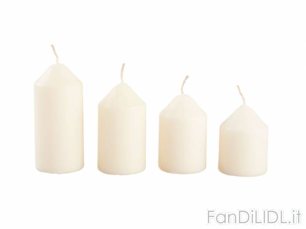 Set candele, 4 pezzi , prezzo 1.99 &#8364;