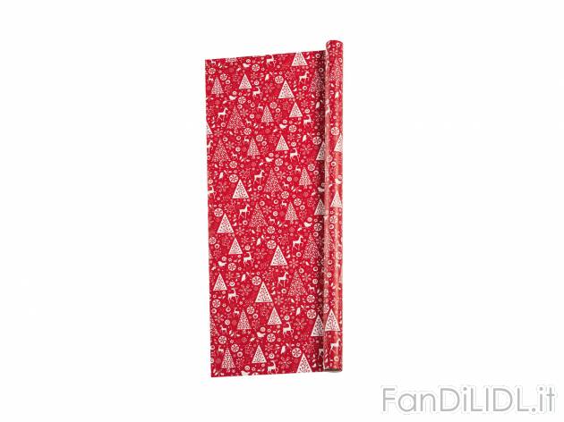 Rotolo carta da regalo 5 m x 70 cm , prezzo 0.99 &#8364;