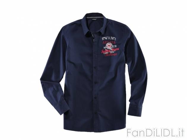 Camicia da uomo Livergy, prezzo 9,99 &#8364; per Alla confezione 
- Materiale: ...