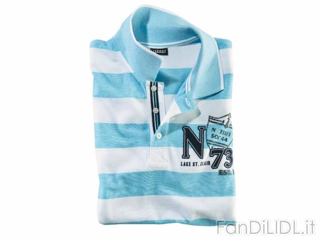 Polo da uomo Livergy, prezzo 6,99 &#8364; per Alla confezione 
- Materiale: ...