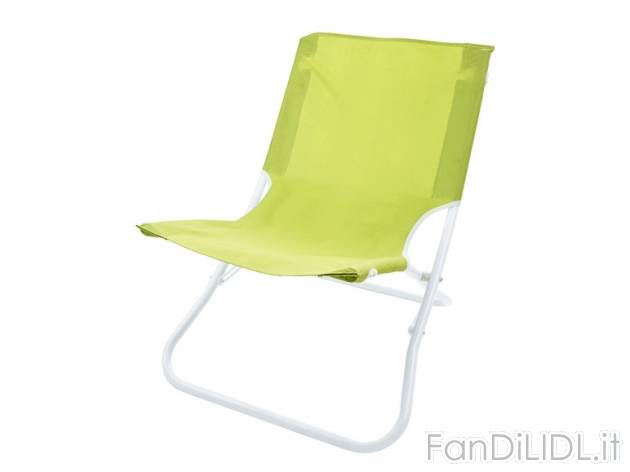 Sedia pieghevole da spiaggia , prezzo 9,99 &#8364; per Alla confezione 
- Pieghevole ...