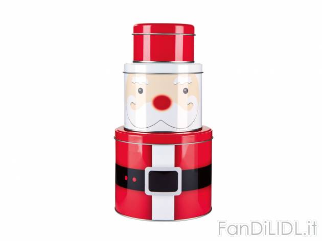 Set scatole per biscotti, 3 pezzi , prezzo 3.99 &#8364; 
- Con coperchio ermetico
- ...