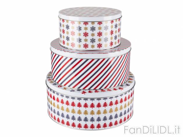 Set scatole per biscotti, 3 pezzi , prezzo 4.99 &#8364; 
- Coperchio ermetico
- ...