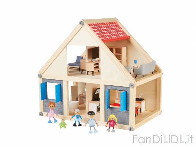 Set casa delle bambole o galeone dei pirati, in legno , prezzo 29.99 &#8364;