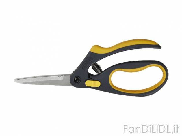 Forbice da giardino Florabest, prezzo 3,99 &#8364; per Alla confezione 
- Impugnatura ...