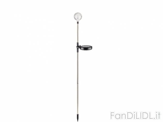 Lampada da giardino multicolore ad energia solare Melinera, prezzo 4,99 &#8364; ...