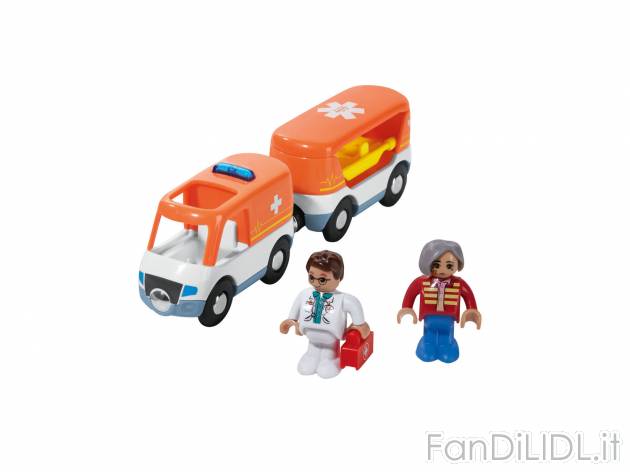 Set veicoli di emergenza per gioco pista in legno , prezzo 8.99 &#8364; 
- ...