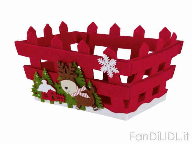 Cestino in feltro o bustina 2 pezzi , prezzo 2.99 &#8364;