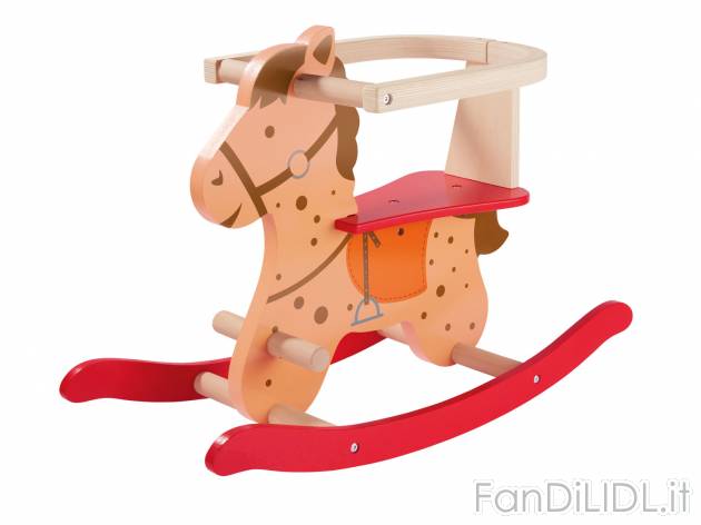 Quadriciclo senza pedali o cavallo a dondolo in legno , prezzo 24.99 &#8364; ...