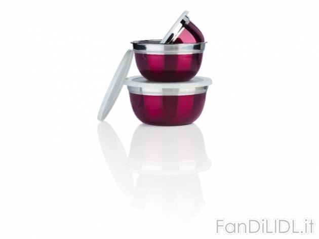 Set ciotole Ernesto, prezzo 5,99 &#8364; per Al set 
- In acciaio 
- ca. 0,75 ...