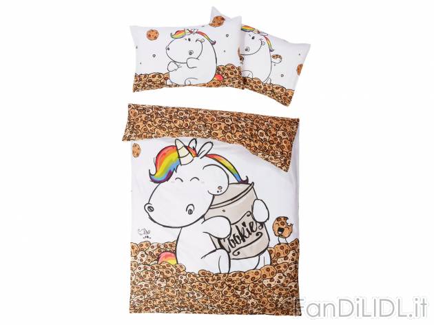 Parure copripiumino singolo “Unicorno Pummel” , prezzo 14.99 &#8364; 
- ...