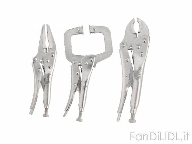 Set pinze da idraulico Powerfix, prezzo 6,99 &#8364; per Al set 
- Contenuto:&nbsp; ...