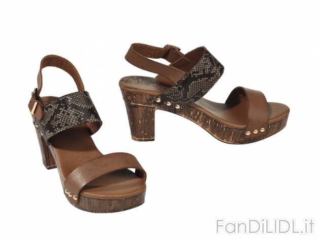 Sandali da donna con tacco Esmara, prezzo 12,99 &#8364; per Al paio 
- Altezza ...