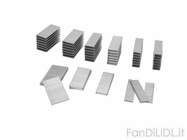 Set di graffe e chiodi per pistola sparapunti , prezzo 2.99 &#8364; per Al set ...