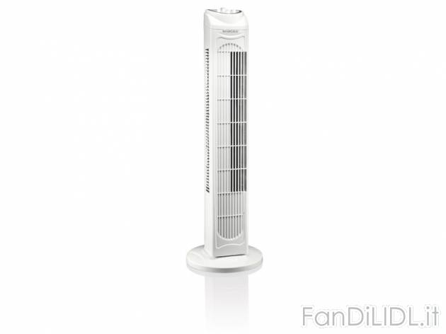 Ventilatore a torre Silvercrest, prezzo 24,99 &#8364; per Alla confezione 
- ...