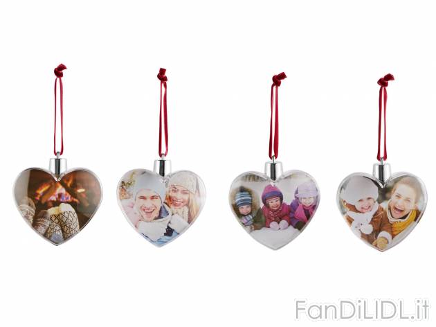 Pendente natalizio portafoto, 4 pezzi , prezzo 3.99 &#8364; 
- Personalizza ...