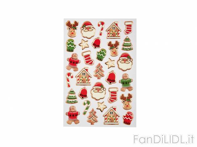 Set adesivi natalizi , prezzo 0.99 &#8364;