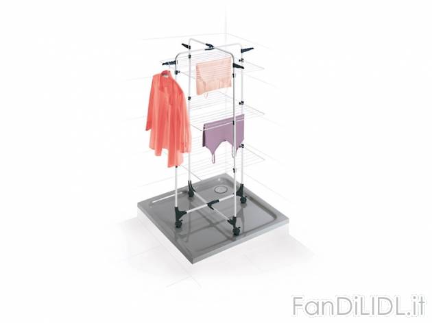 Stendibiancheria a torre AquaPur, prezzo 14,99 &#8364; per Alla confezione 
- ...