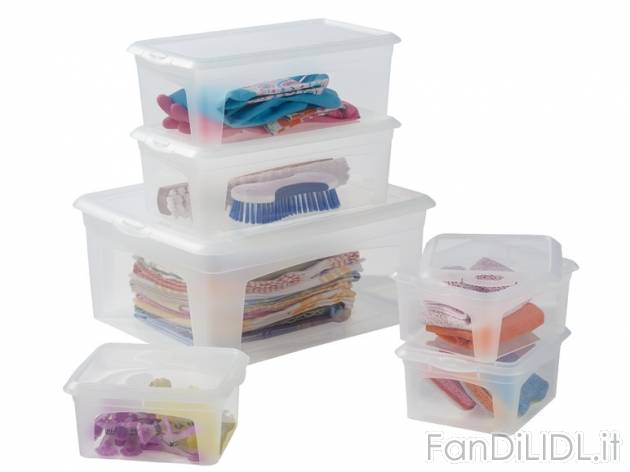 Box multiuso, 6 pezzi Ordex, prezzo 9,99 &#8364; per Alla confezione 
- Robusto ...