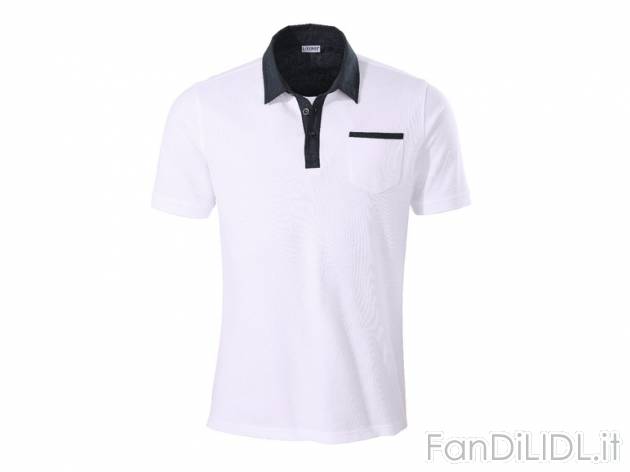 Polo da uomo Livergy, prezzo 4,99 &#8364; per Alla confezione 
- Materiale: ...