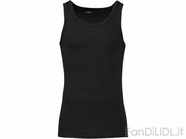 Canotta da uomo, 3 pezzi , prezzo 6.99 &#8364; 
- In puro cotone
- Con scollo ...