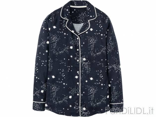 Pigiama in flanella da donna , prezzo 12.99 &#8364;. Pigiama a due pezzi per lei.