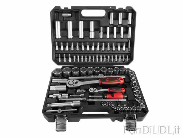 Set chiavi a bussola, 94 pezzi , prezzo 39.99 &#8364; 
- Lavorazione in acciaio ...