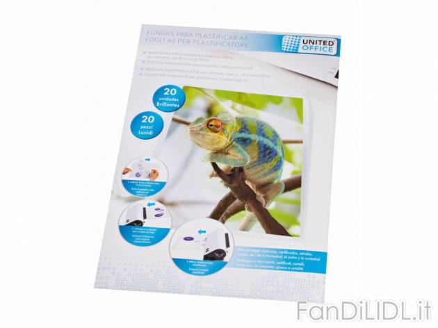 Fogli per plastificatore , prezzo 2.99 &#8364; per Alla confezione 
- Per plastificare ...