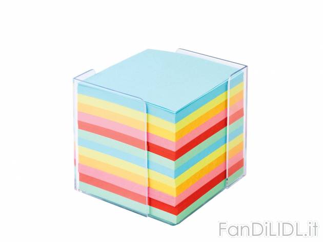 Cubo portafoglietti , prezzo 1.99 &#8364; per Alla confezione 
-  800 fogli
